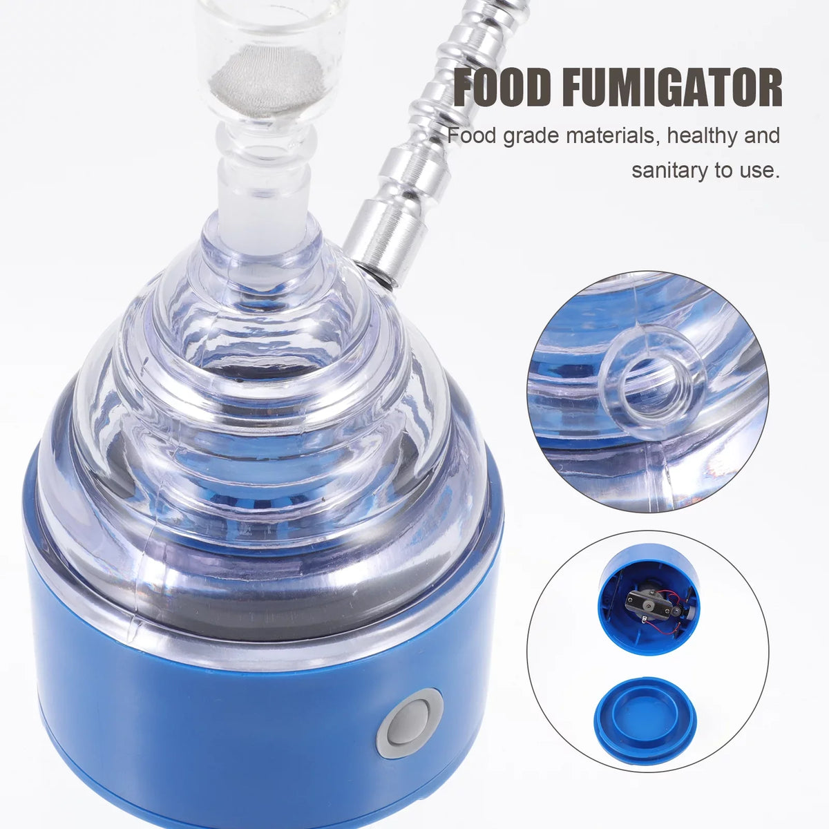 Portable with 1 Salmon Extension (Green) Smoker Fumigator Reusable Tube Pc
