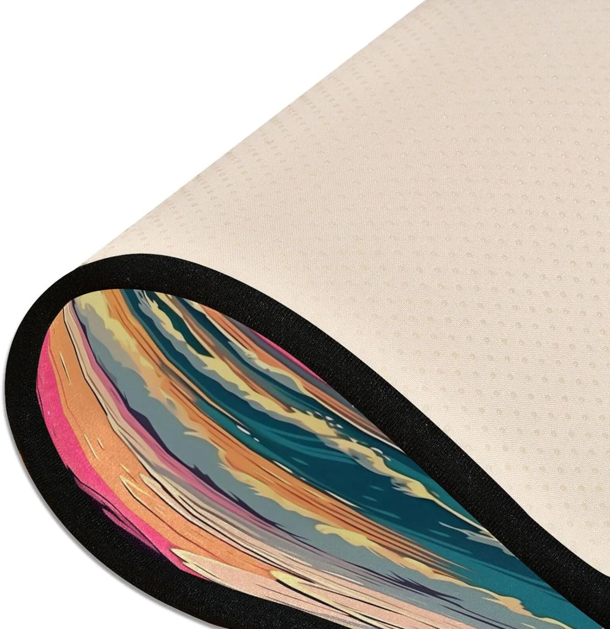Home Bedroom Area Rug Rug Rectangle Waves Room Living Ocean Non-Slip Decor Washable Inches#10 for Coolnut Runner Bathroom Rug 72x24 Hallways