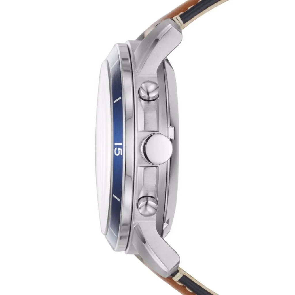 Fossil Grant Watch Silver Automatic ME3140 Dress Men's Stainless-Steel