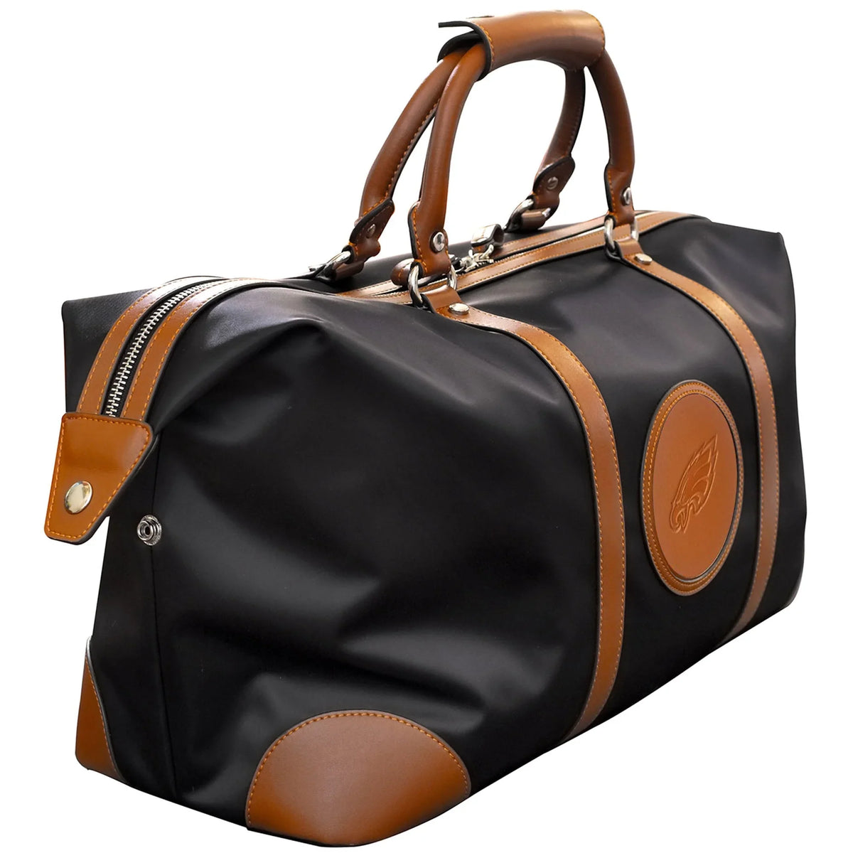 Debossed MOJO Signature Black Philadelphia Duffel Women's Eagles Bag
