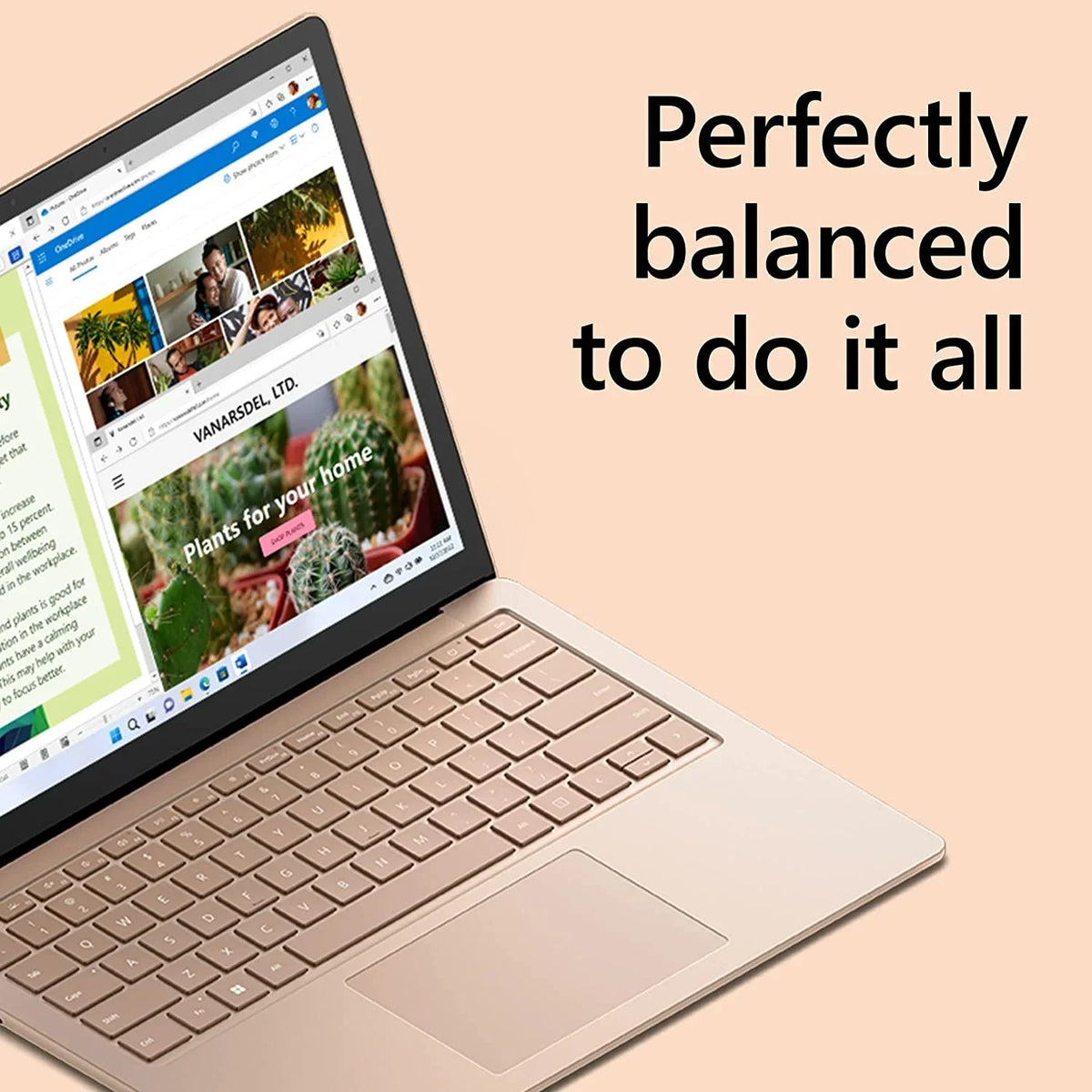 & 13.5" Storage 512GB with 11, Long Processor Fast 8GB Thin Sandstone Multi-Tasking, for Intel Microsoft 5 Laptop Lightweight, Life, Surface Screen, (2022), i5 Touch Windows Battery
