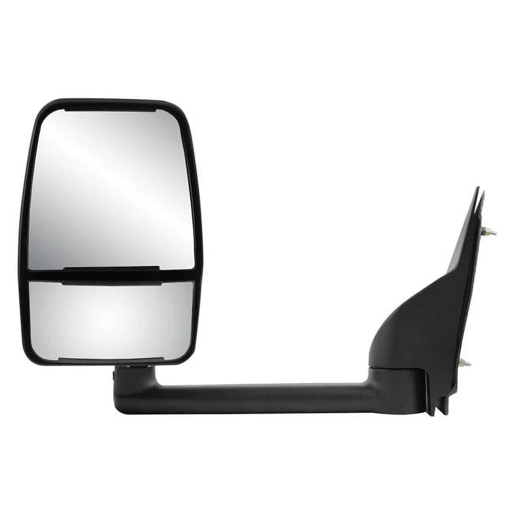 w/ Towing Chevrolet foldaway, for Van, PTM Size cover, Driver Van/ Side - Manual dual Full lens, Fit 03-18 System textured black 62170G Express Savana GMC Mirror