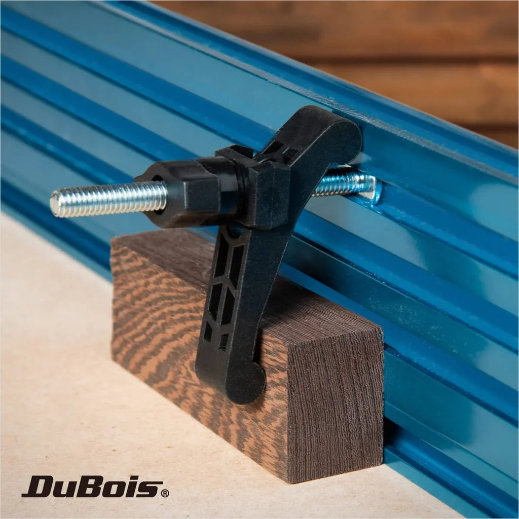 Hold 51045-P4 Steel Woodworking Series, ¾ DuBois x Mini Track with Plastic Clamps Clamps T-Bolts, T Down Reinforced 8PK 3-3/4"