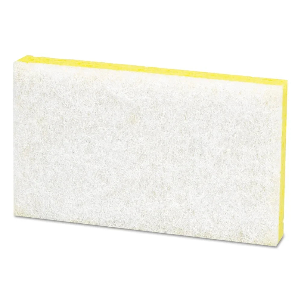 in. in. Scotch-Brite 3.6 6.1 PROFESSIONAL Thick Sponge in. x Yellow/White Scrubbing 0.7 #63 63 Light-Duty - (20/Carton)
