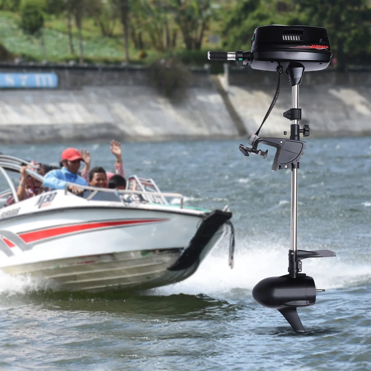 Trolling Outboard Tiller 60V Motor Control 3000 2.2KW 10HP Boat Fishing Motor Heavy Electric Duty Engine Brushless ZhdnBhnos R/Min