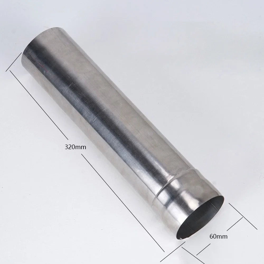 Tube, Camping Chimney Net Stainless Steel Tube Firewood Bent Stove Heating for Stoves Portable Accessory, and Camping moobody Tent Chimney Straight