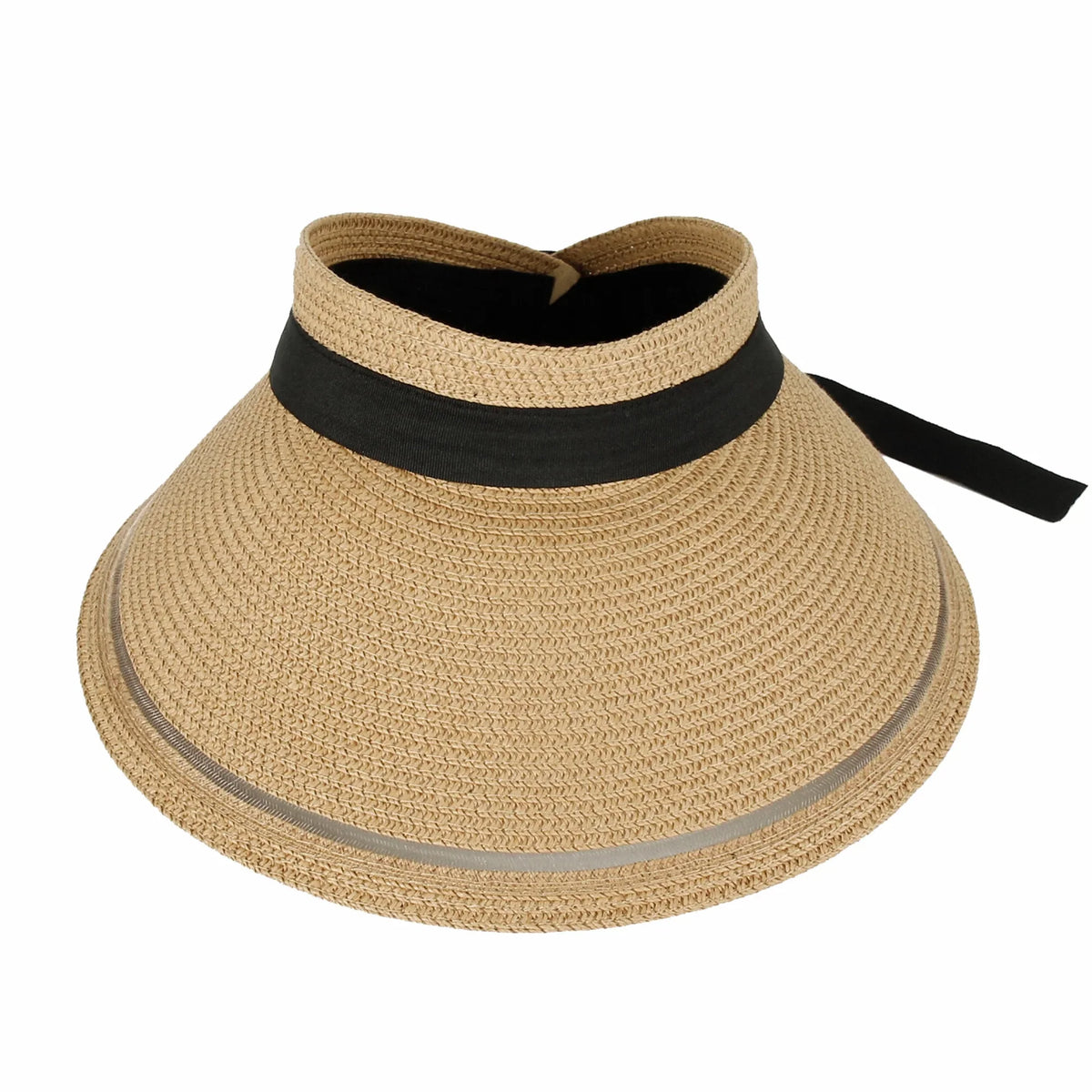 Beach Summer WITHMOONS Sun (Beige) Visor Brim Wide Hat Womens SLV1280 Packable