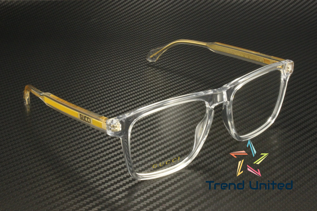 Eyeglasses 005 GG0561ON Squared GUCCI Crystal Rectangular Demo mm Lens 54 Men's