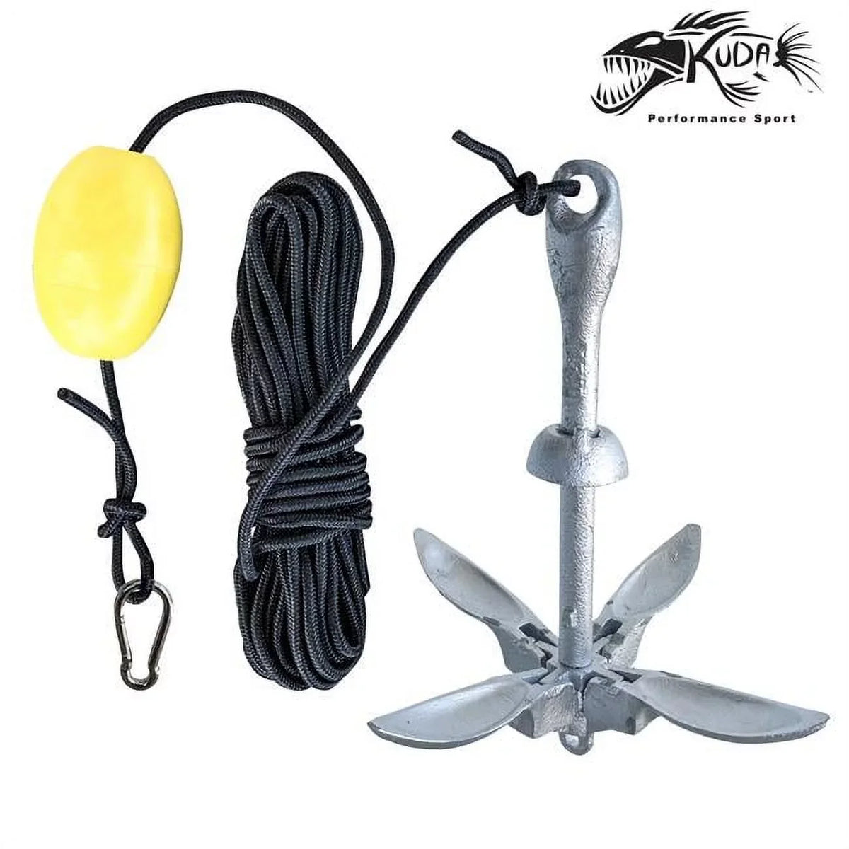 Yellow Board Kayak Kuda Anchor Silver Up or Stand Paddle SUPA35 & - Black,