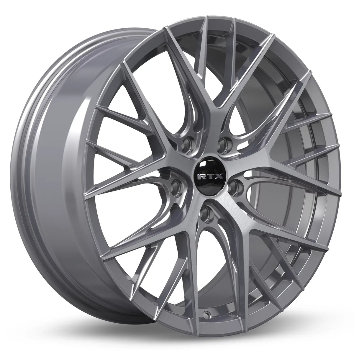 18x8 ET40 Wheel CB73.1 Gunmetal RTX Lite 5x114.3 Valkyrie Machined