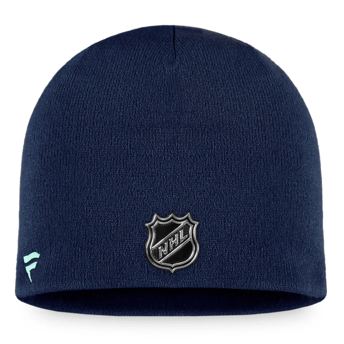 Branded Training Deep Men's Kraken Fanatics OSFA Sea Beanie - Authentic Pro Blue Seattle Camp 2022