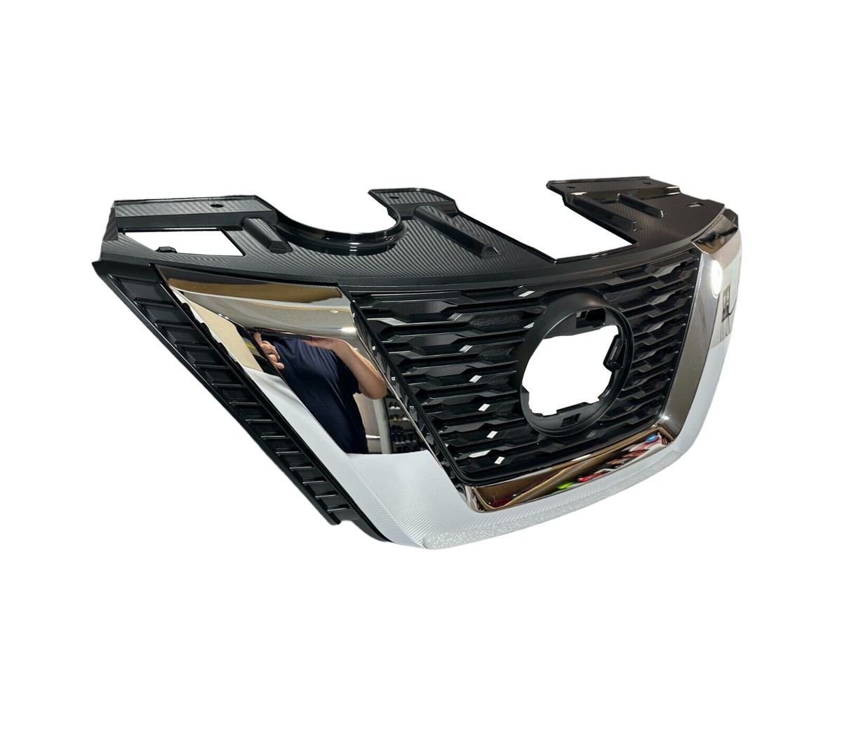 2017 With 2019 Camera 2020 Upper Front With Grille Compatible Rogue Bumper Chrome Option 2018