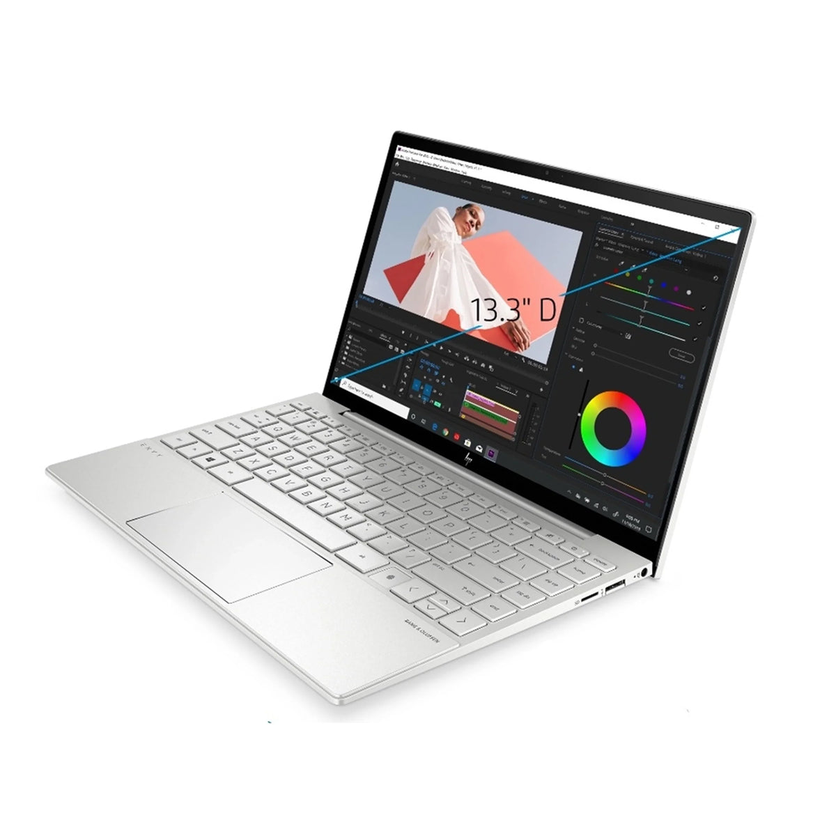 i5-1035G1 256GB 8GB 13.3" Win10H,Natural 1.0GHz ENVY Used) (Certified SSD 13-BA0047 Core™ HP Silver