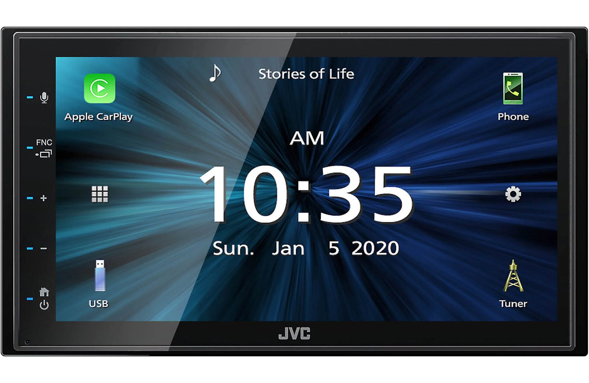 Holder Camera & w/ Monitor+Absolute Magnet CAM900 JVC Phone Rearview Receiver KW-M56BT fixed Multimedia Touchscreen 6.75" Digital
