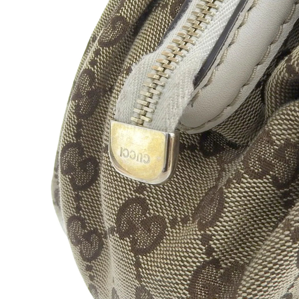 bag Pre-Owned leather canvas GUCCI (Good) Gucci handbag tote 223974 506631 beige GG