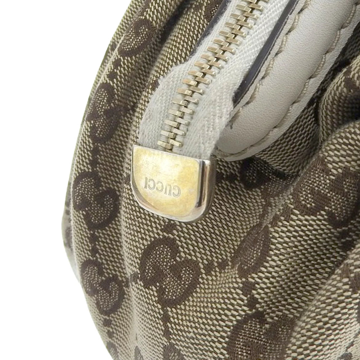 bag Pre-Owned leather canvas GUCCI (Good) Gucci handbag tote 223974 506631 beige GG