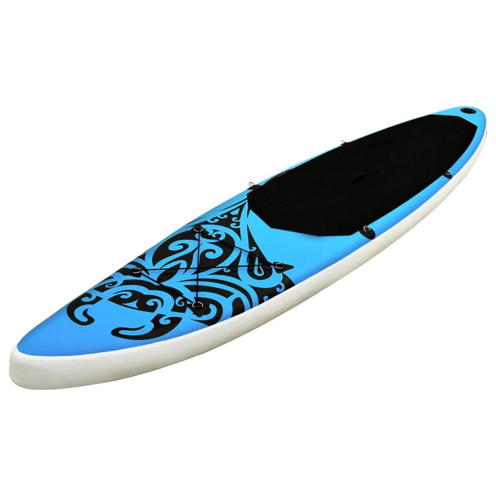 120.1"x29.9"x5.9" Paddleboard Inflatable Walmeck Blue Set