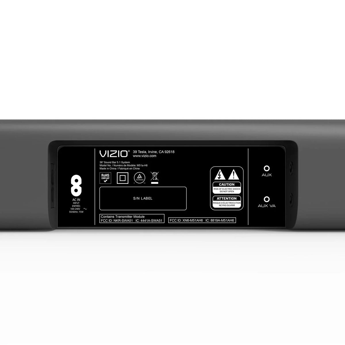 Bluetooth DTS:X, M-Series Sound Atmos, 5.1.2 Bar Dolby Premium VIZIO with