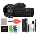 Optical Bundle Advanced Camcorder, Panasonic Full Zoom, HC-V785K Panasonic Pixel Inch Extended Capture HD Sensor, with 3 BSI HC-V785K | 20X Accessories Years | (Black) Warranty HDR 1/2.3