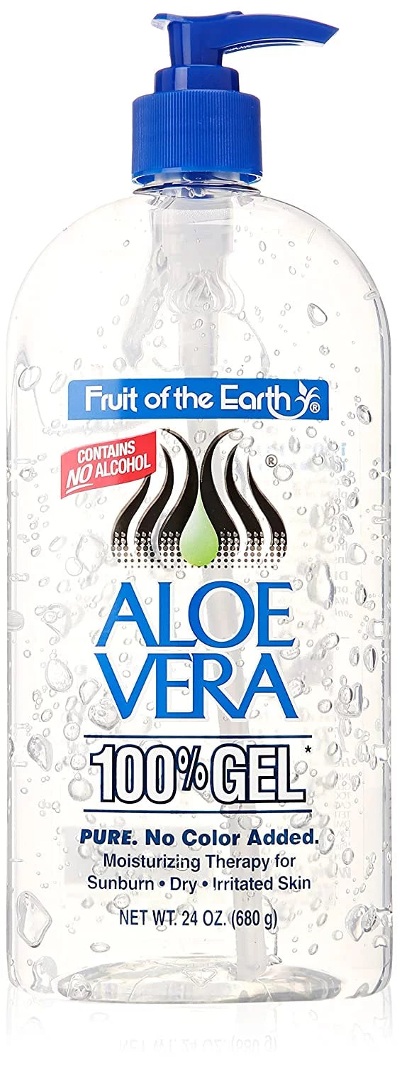Pump, 24 Gel Of Pack The Aloe 2 Oz, Fruit 100% Vera Earth