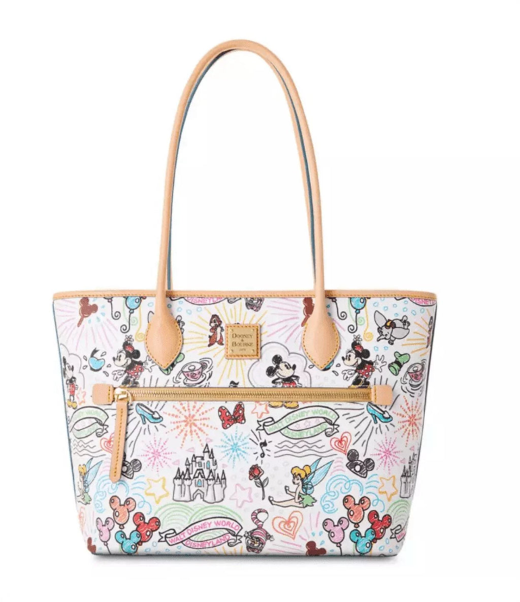 Bag Sketch With & Parks Tote Minnie New Bourke Tags Disney Dooney Mickey