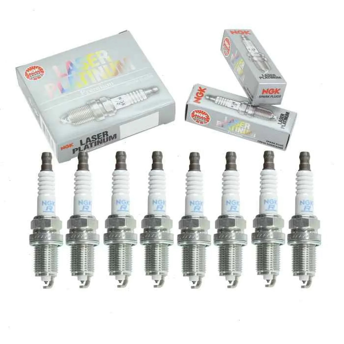 4.7L V8 Spark pc NGK Toyota Sequoia Platinum with 8 Plugs compatible Laser 2005-2009
