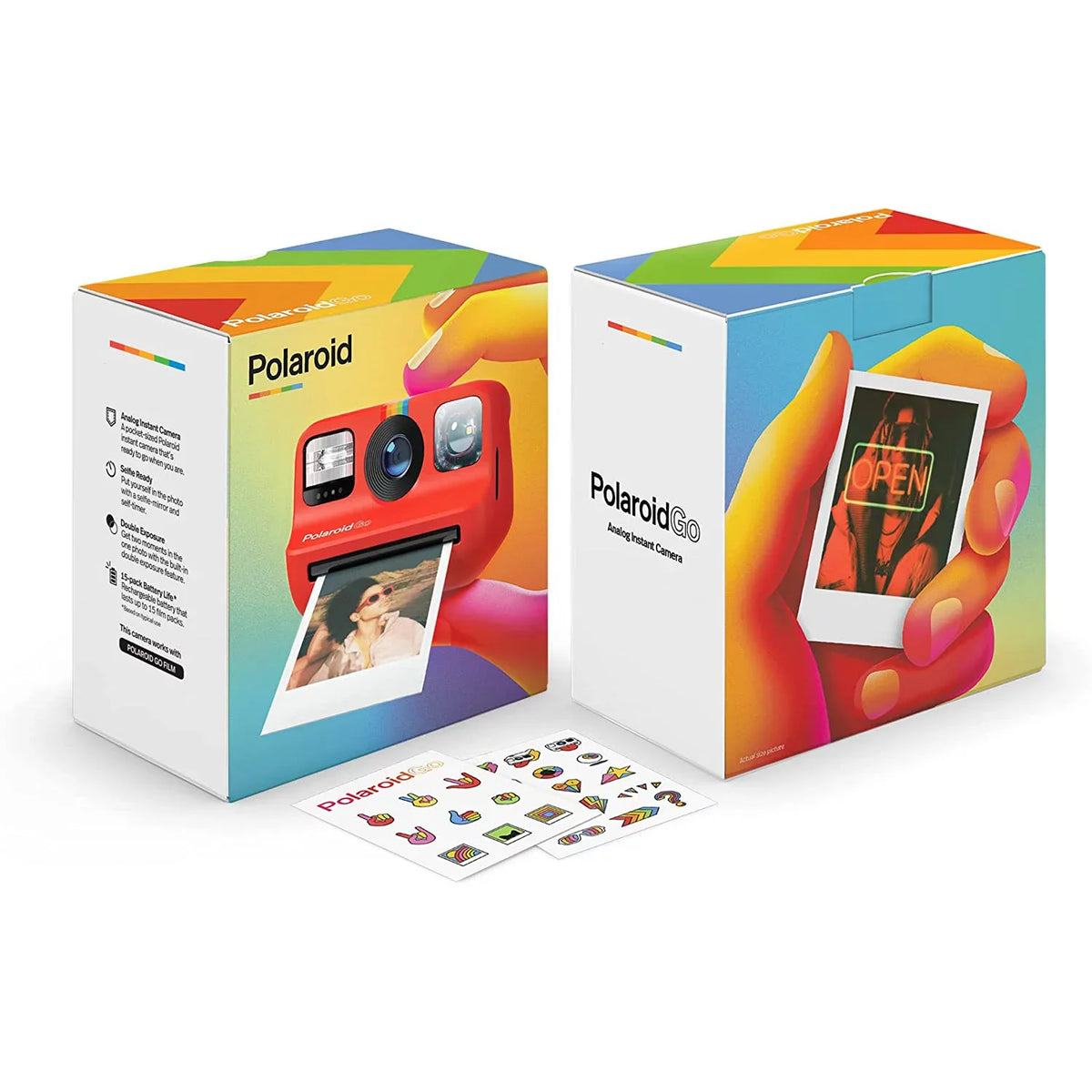 Red Camera - Instant with Only Go (9071) Box) Polaroid - - Go (Open Mini Compatible Film Polaroid