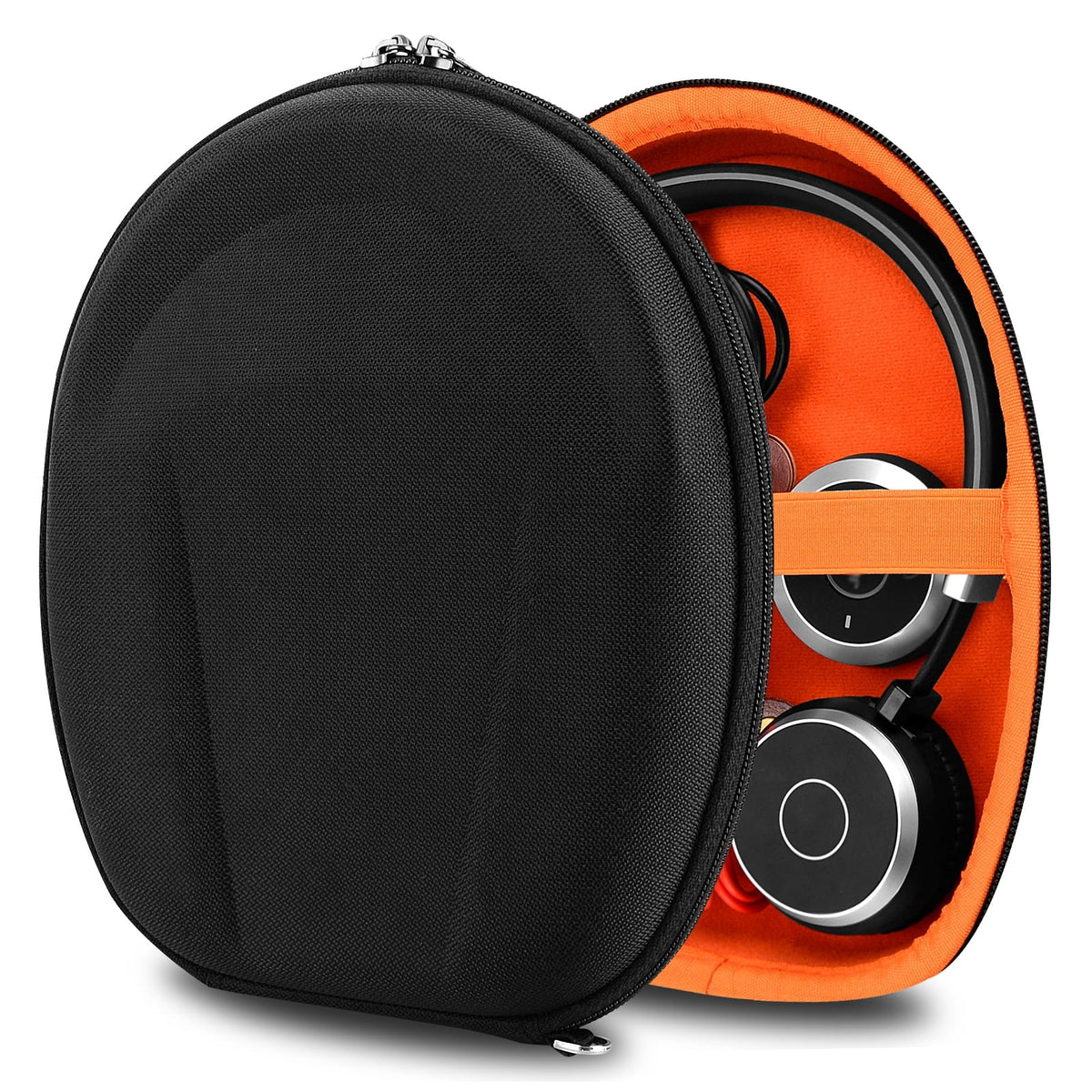 Bag Case, Replacement Compatible Shield 40 65, UC UC, 40, (Black) Shell Geekria Headphones Case 20 Travel with 65UC, Jabra Carrying Hard Evolve