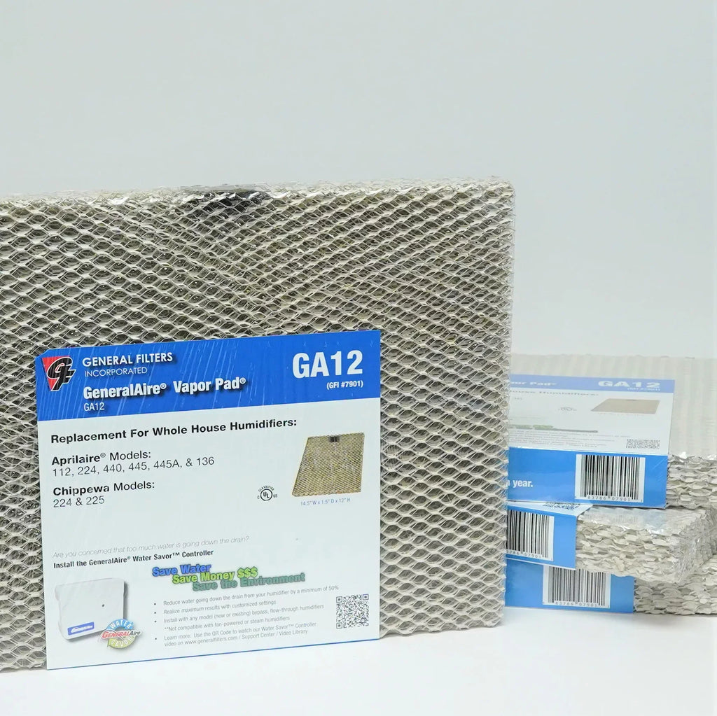 445 Humidifier Pad Filter Panel for 440 Aprilaire 4 Water #12 Pack
