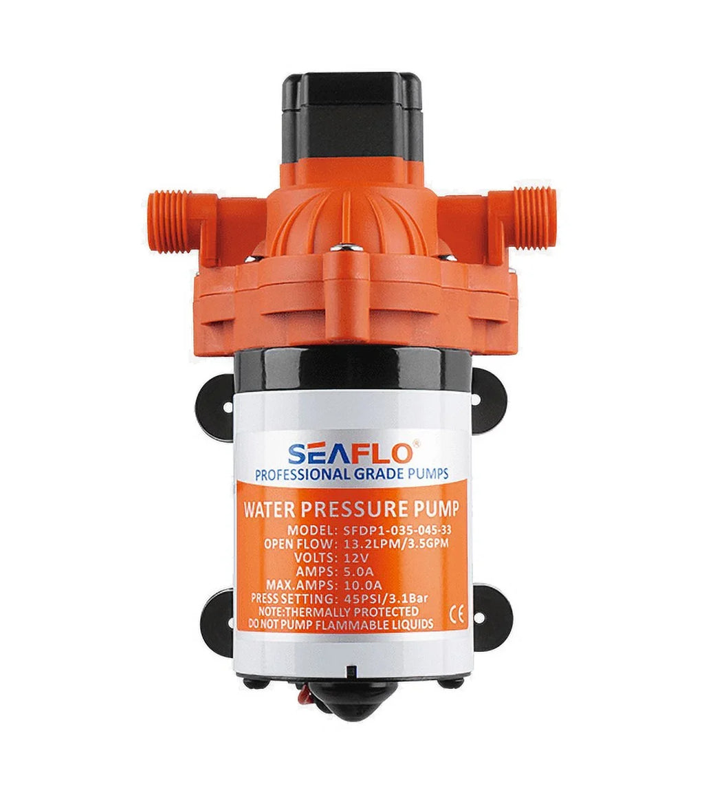 3.3 45psi SEAFLO Boat Rv Ac Water Automatic 110v Pump Gpm New