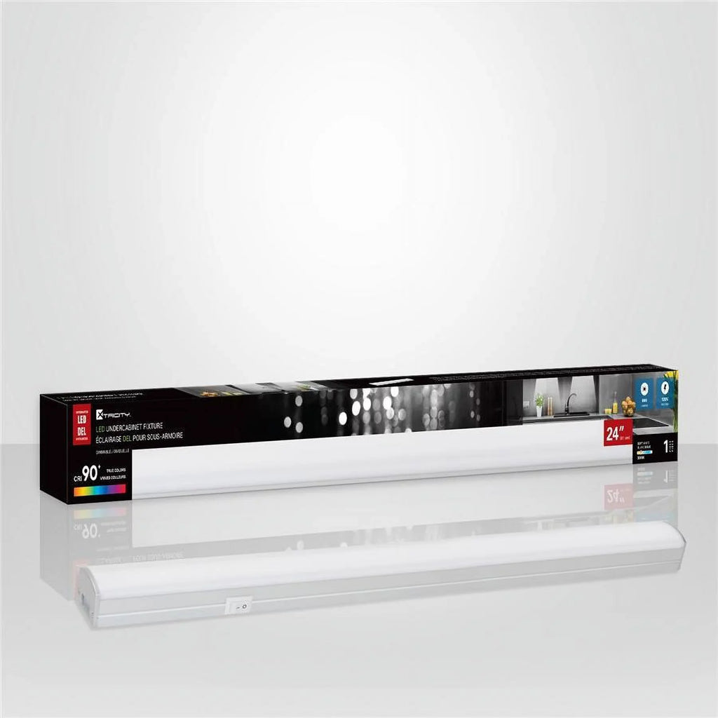 Xtricity Length, 10W, Soft Under Light, Dimmable '' LED Cabinet White - 3000K 24