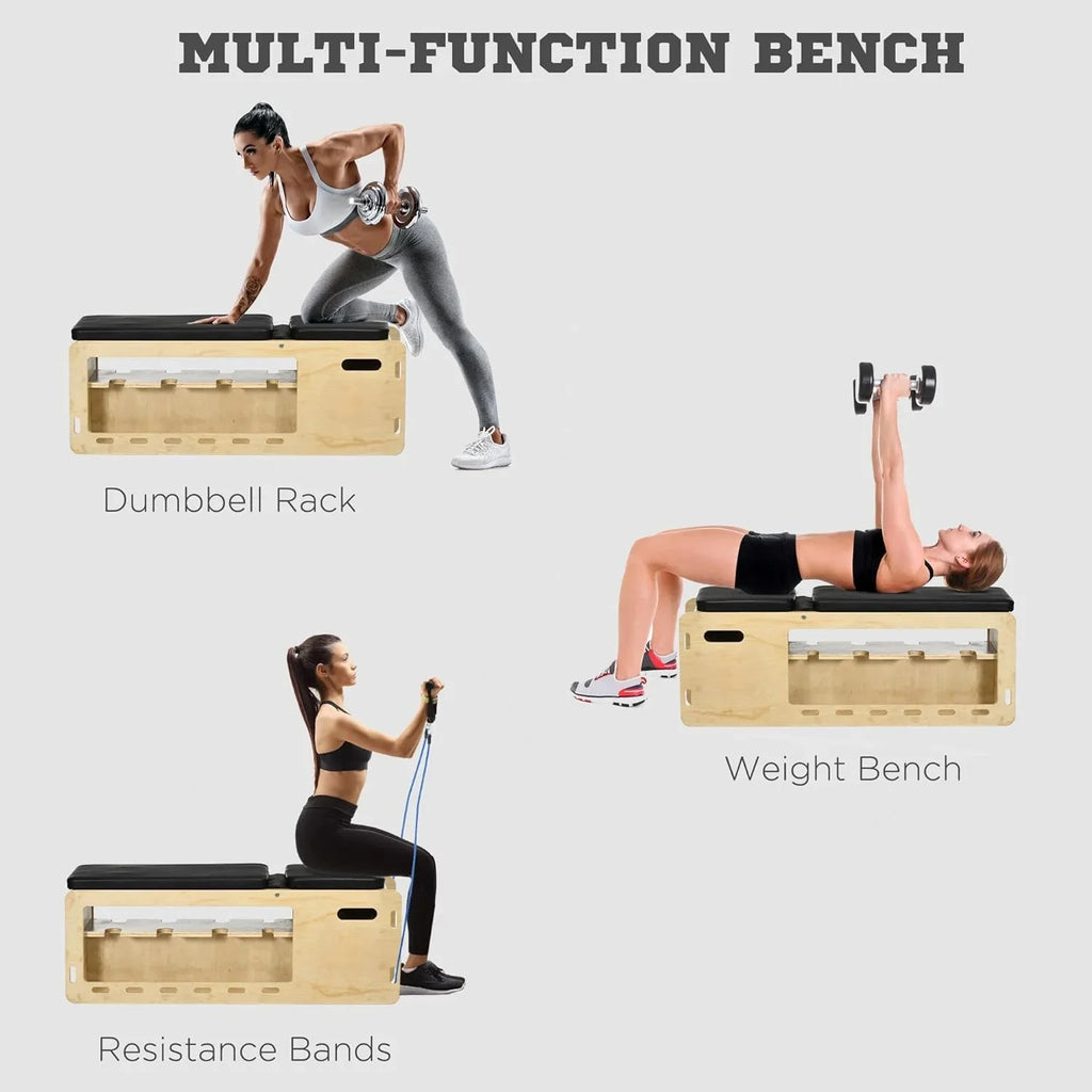 Incline Lifting Weight For Bench Home Storage Workout Bench Chest Resistance Bench, Equipment Training Strength & Rope, Gym Arms Weight With Rack Adjustable