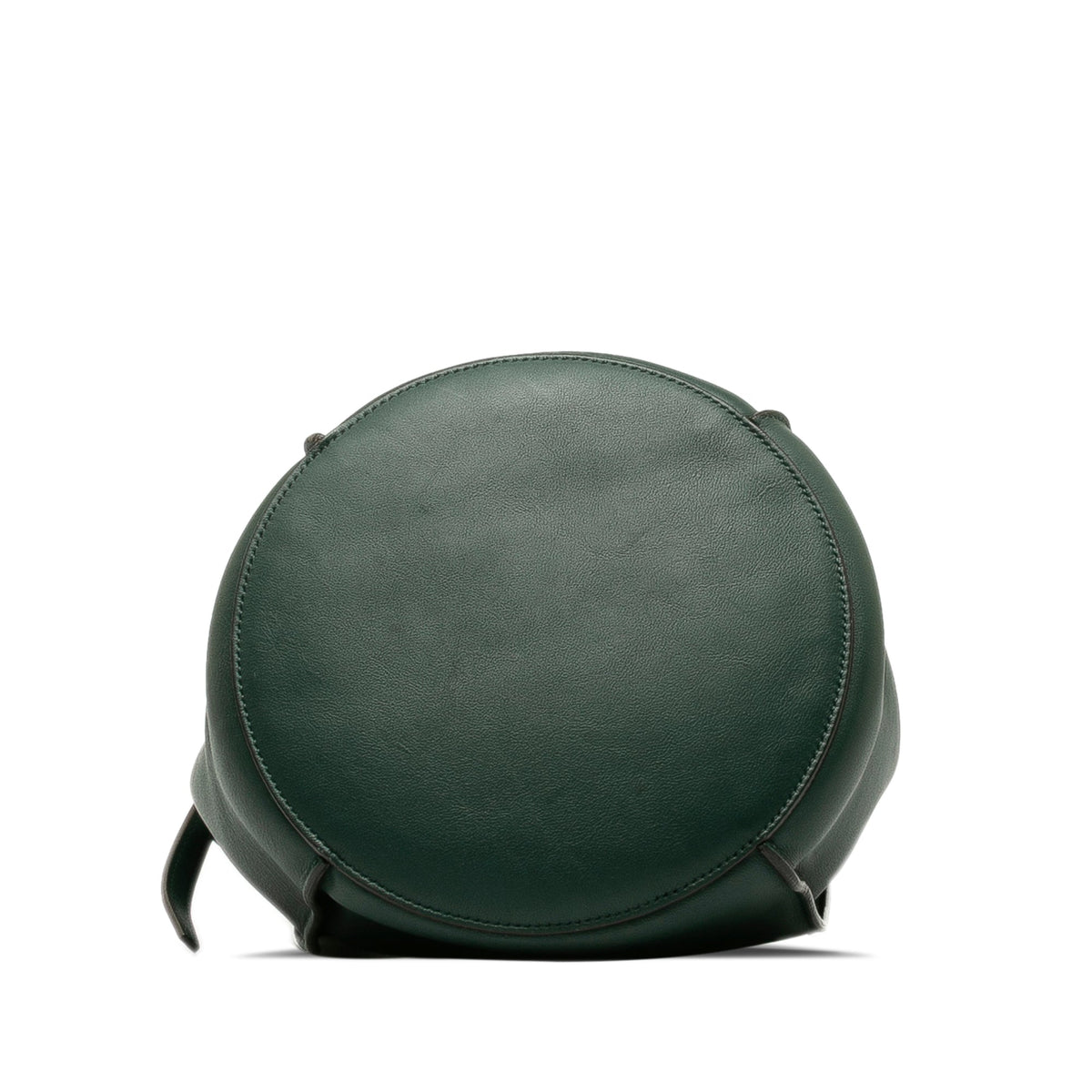 Bag Green (Good) DrawstringBag Pre-Owned Bucket Unisex Calf Bag Big Leather Authenticated Celine Bucket