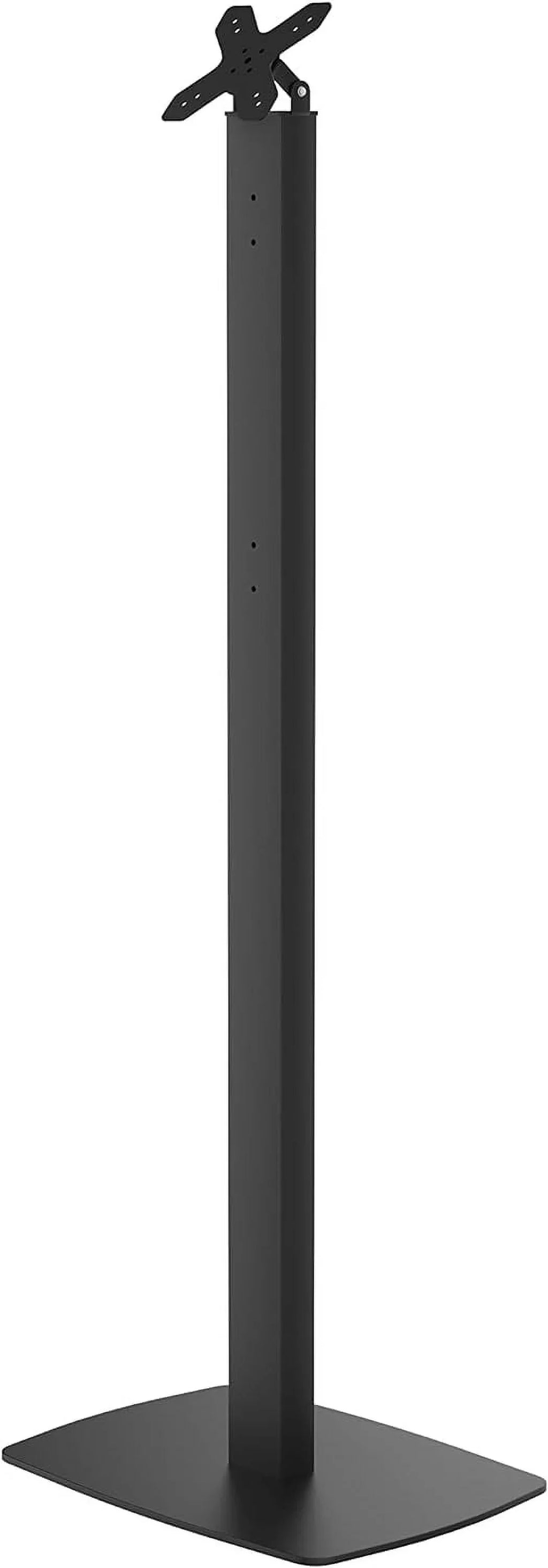 FEIRO Floor Base ADD-CHKB Premium (Black) VESA and Plate with Thin Profile Stand