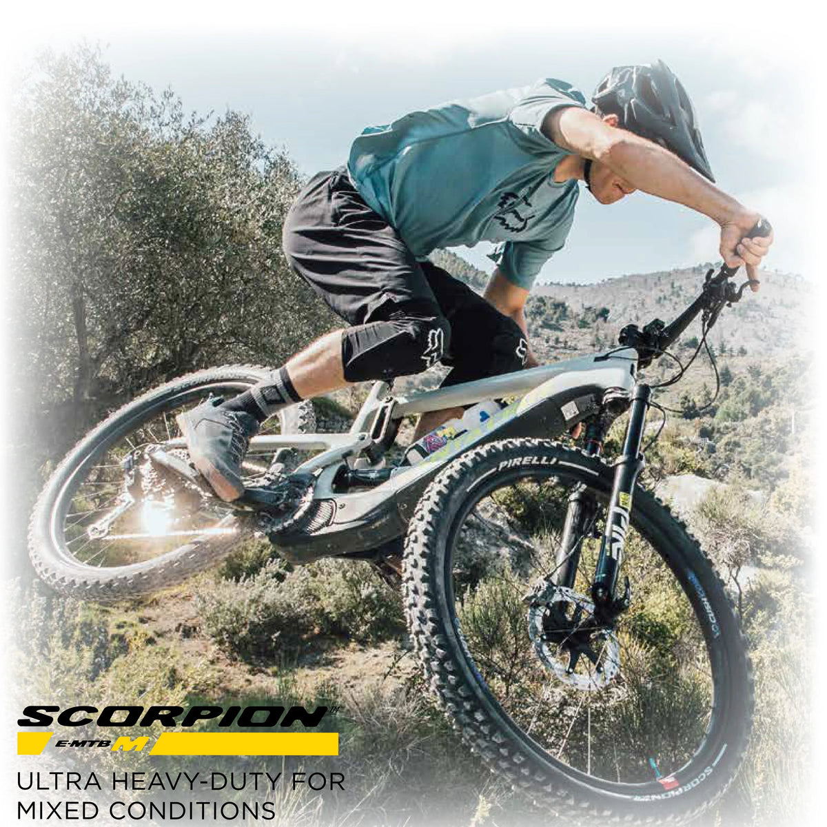 and x SmarTUBE Ready Bicycle for 23/32-622 E-MTB Use, Mountain M Tire Pirelli Terrain, 2.6 E-Bike Mixed TLR Bike Tubeless 27.5 MTB, Tire, + Trail Scorpion Versatile E-Mountain Enduro Clincher