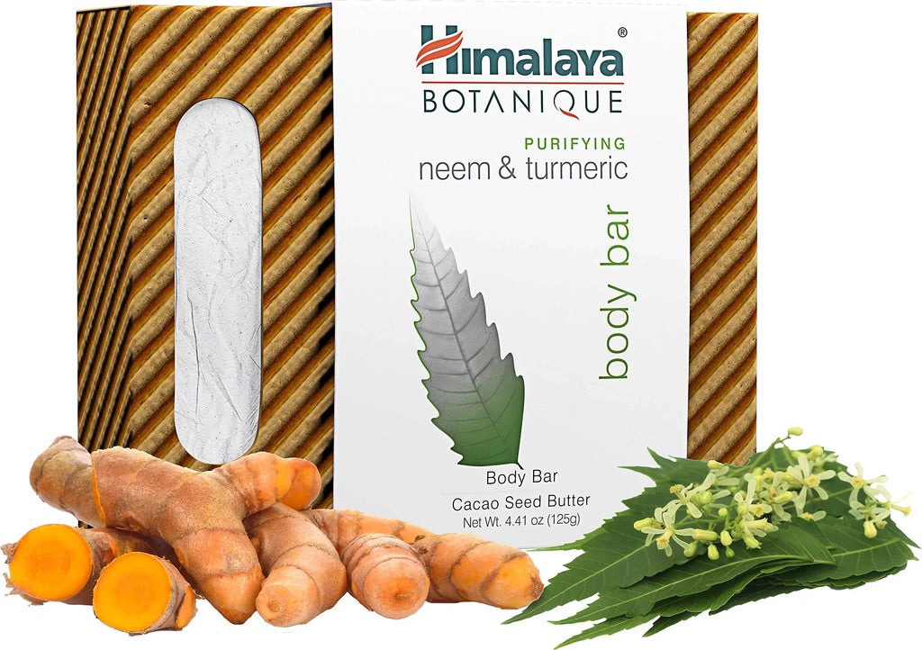 Bar Oz Skin, Cleaning, (Pack Himalaya Acne Botanique And A For 4). Oily 4.41 & Neem Total For Of Body Prone Body Deep Purifying Turmeric