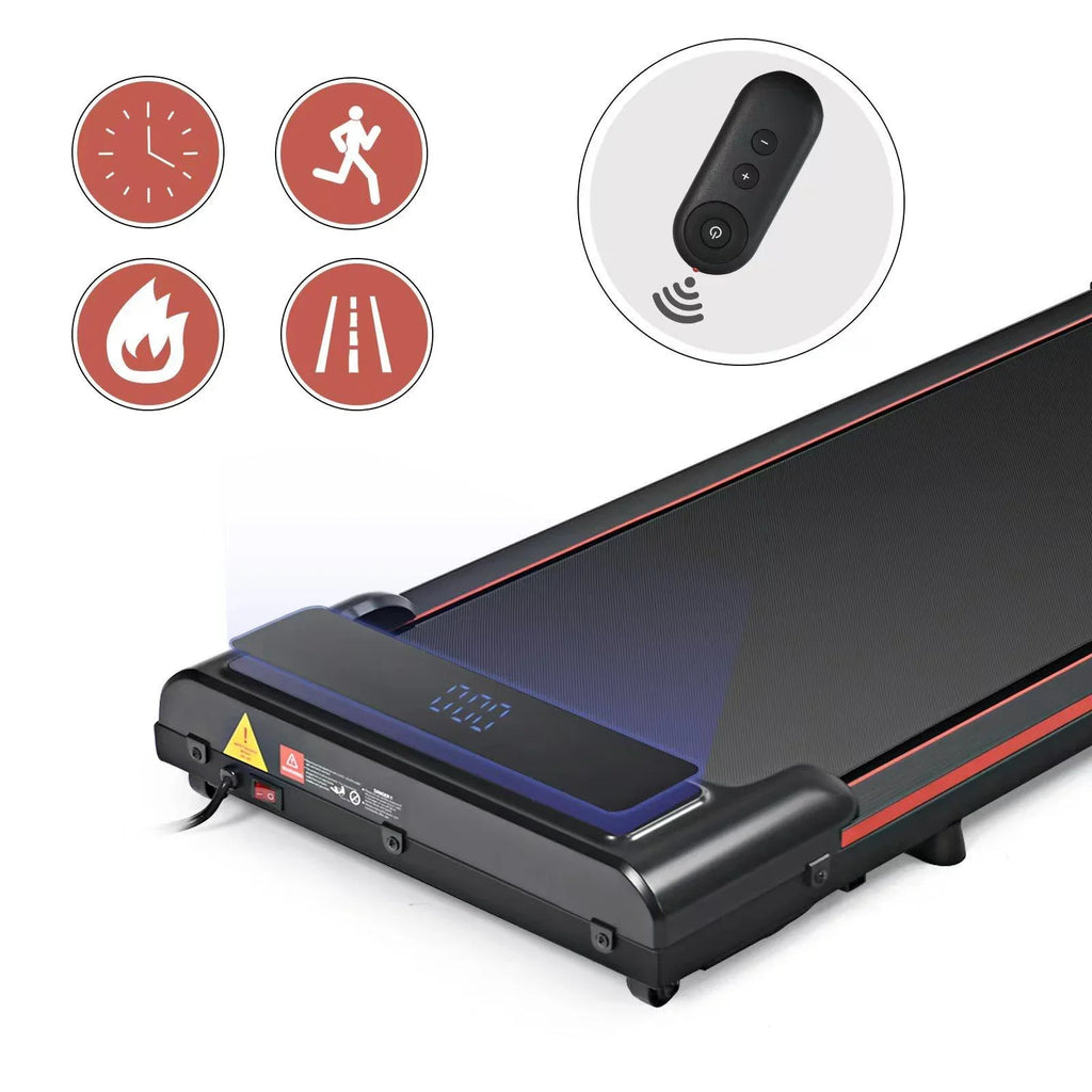 Pad Desk Display, for Walking Control, Remote 2.5HP Jogging, Portable Speed Walking Pad, for Home w/0.6-3.8MPH Treadmill Small, Under Treadmill Walking Motor Quiet LED
