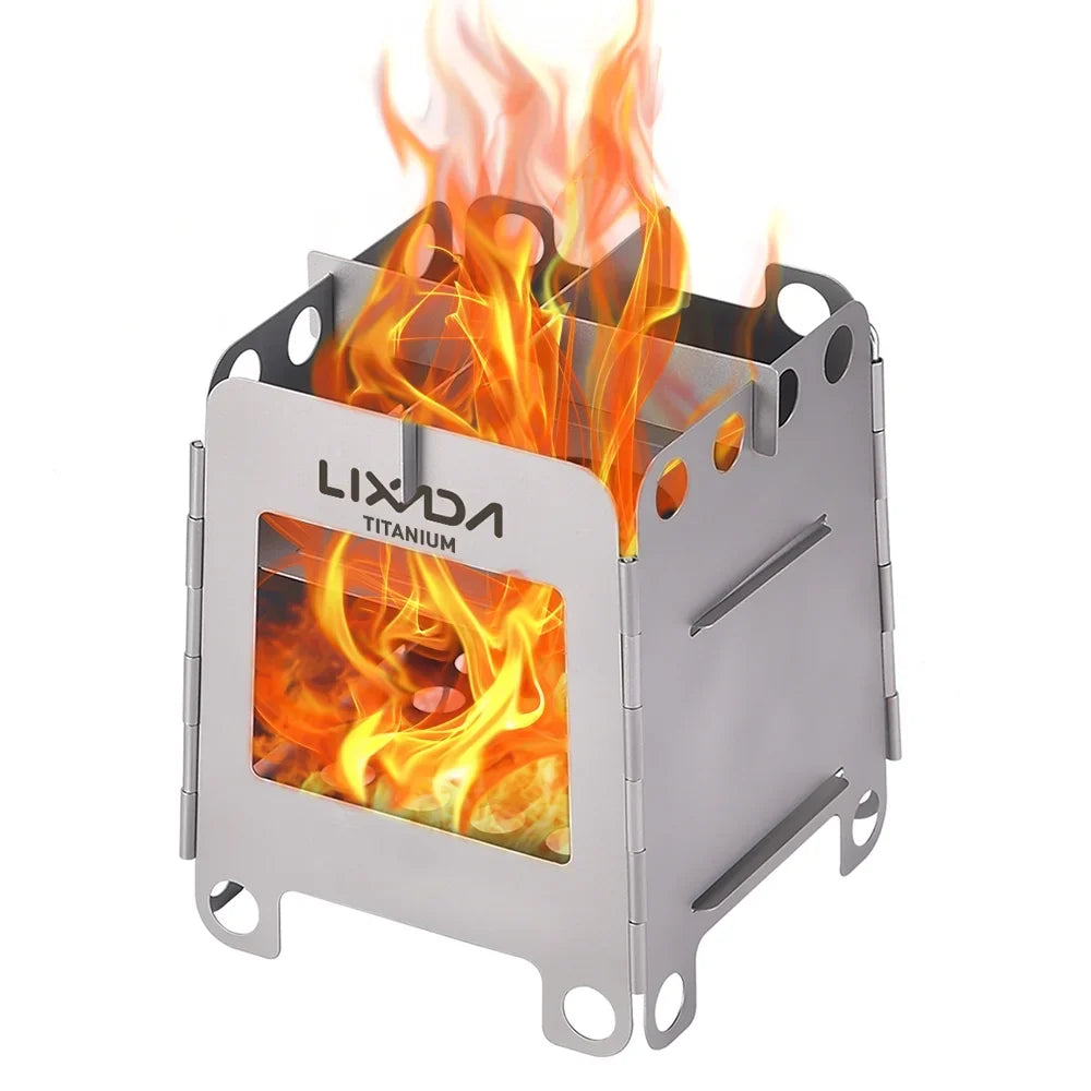 Pocket Lixada Stove Outdoor Stove Wood Pocket Buzhi Stove Portable Picnic. Stove furnace,Wood StoveTubbek Huiop