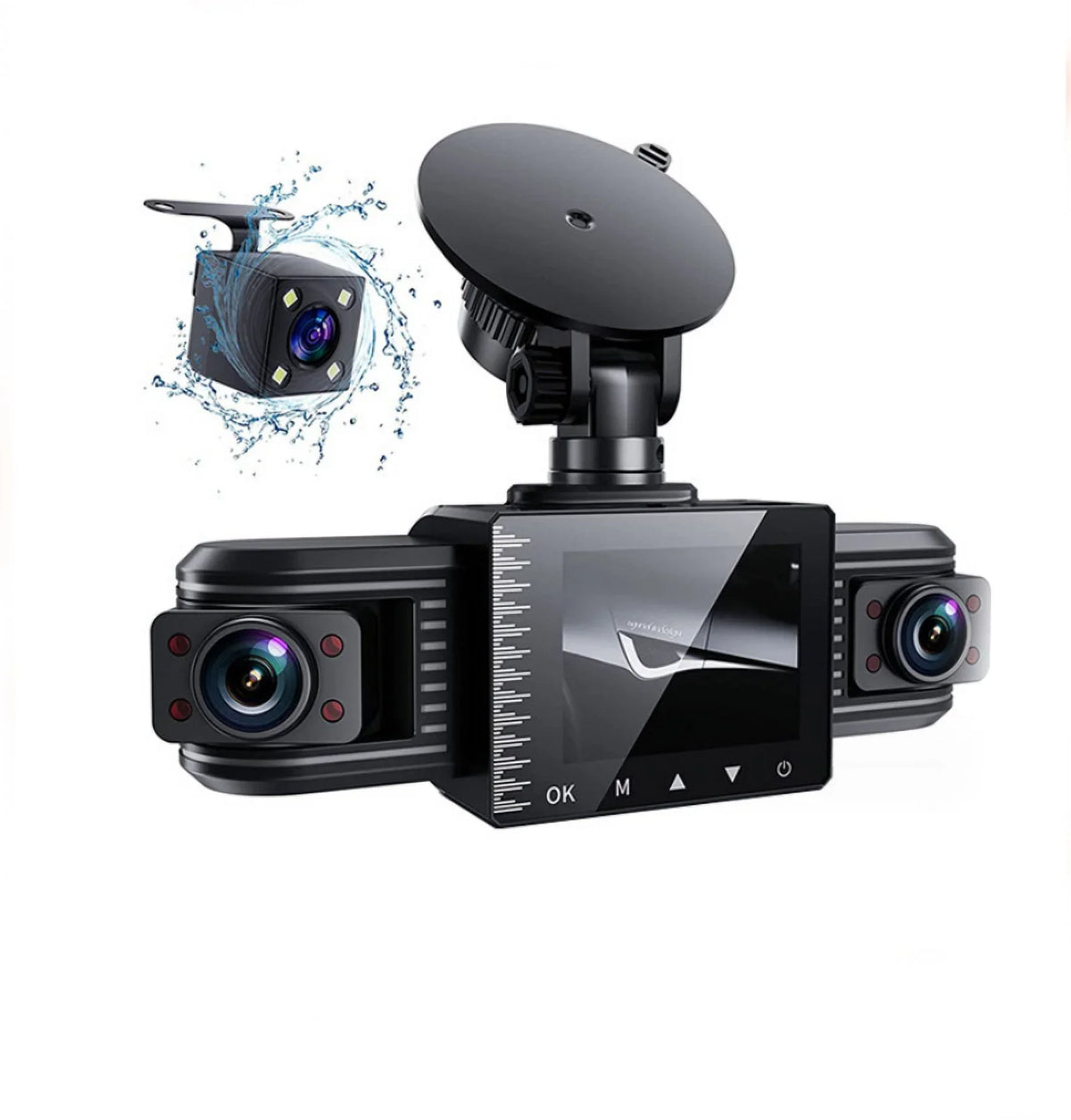 Vehicle Dash HD Camera Recorder Dual DVR Car Video Lens F30 Cam