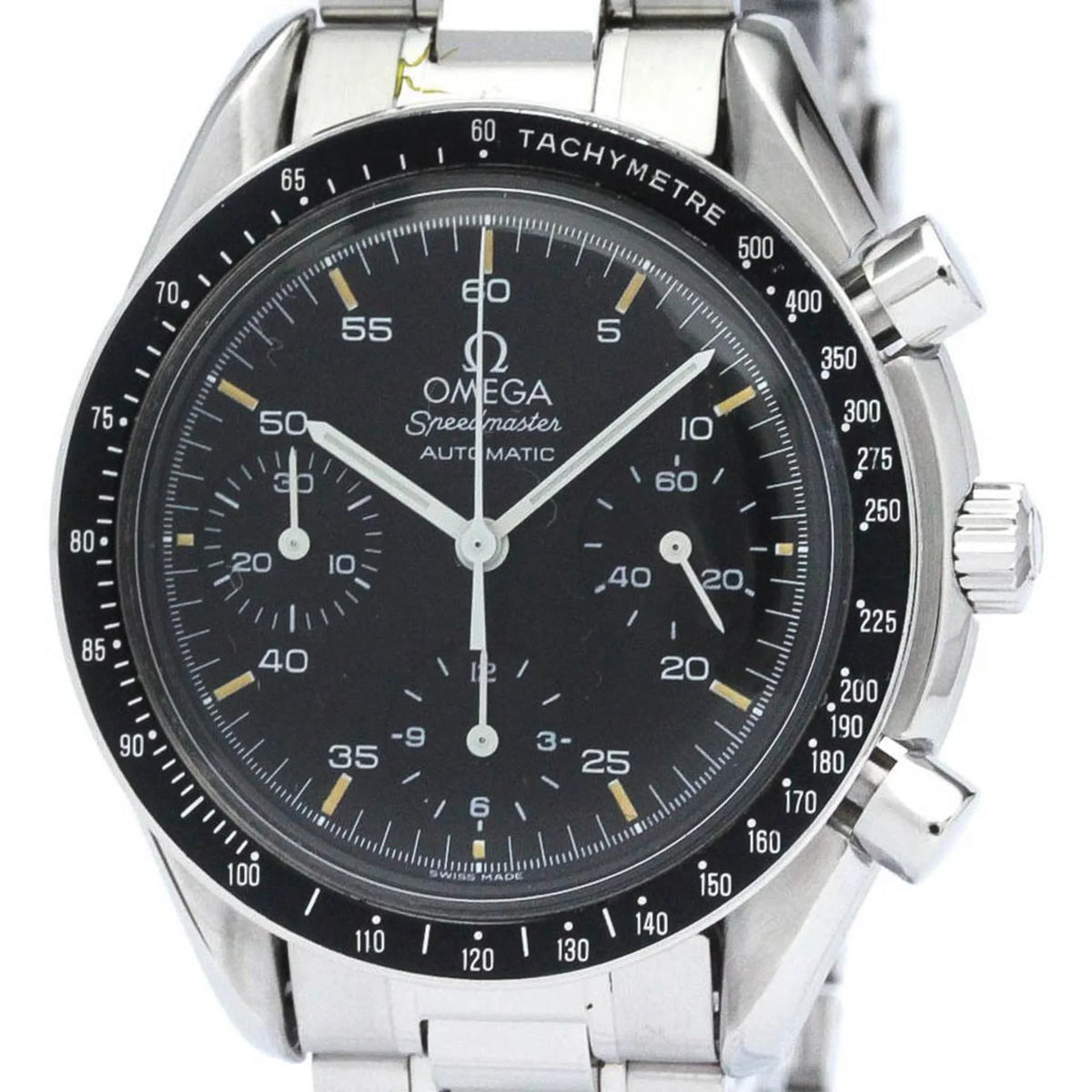 Pre-Owned BF563429 Steel Polished 3510.50 Mens Automatic Speedmaster (Good) Watch OMEGA