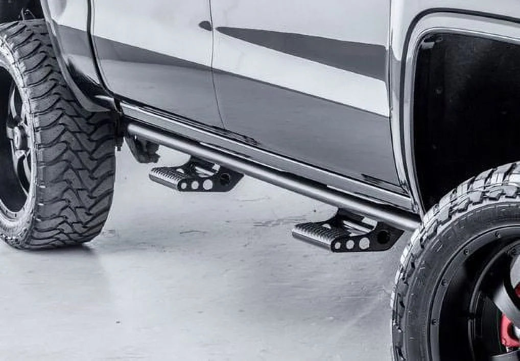 All Compatible | Cab Rails Rkr SRW Beds, N-Fab Black | by with RealTruck T074Rkrqc | Textured Tundra 2007-2021 Gas Toyota Double