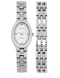 Watch Set Adult Female in (EG170016ST) 2pc Bracelet and Elgin Analog Silver