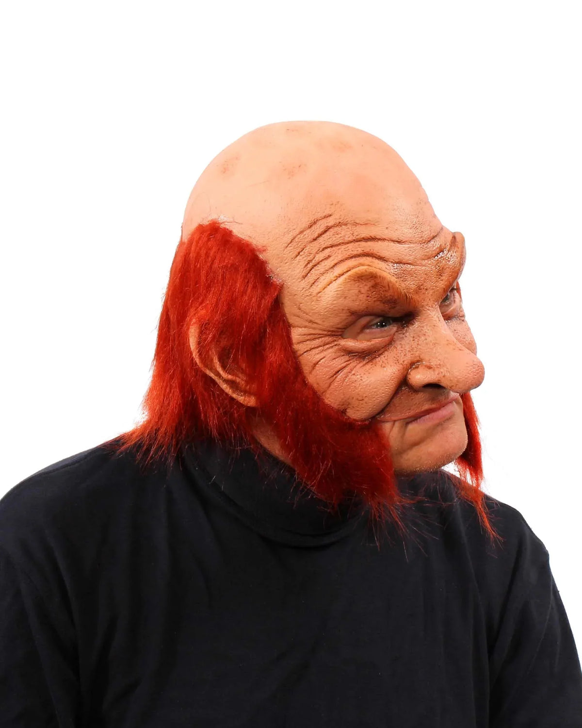 Mask Half Leprechaun Hair w/
