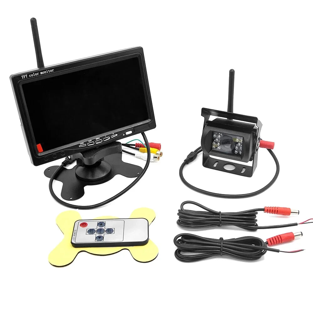 Rear Wireless Night Engineering Truck Truck Rear Vehicle Car Function Monitor Parking Visualizer Car Monitor Assist Lcd Display 7 Monitor Front Camera Vision Willstar Inch Car Navigation