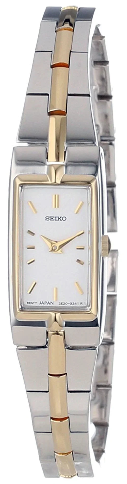 Seiko Stainless Dial - Ladies' & Watch - Women's - Bracelet SZZC40 Gold White