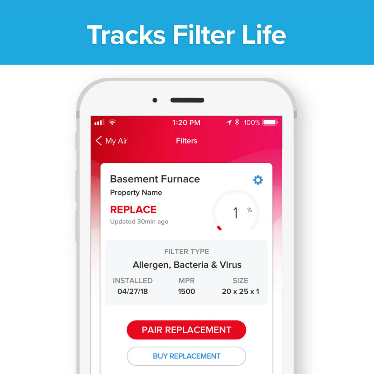 Filters MERV Filtrete Virus Smart 16x20x1, Air Furnace 4 Viruses, 1500 MPR, Filter, 12, Captures Bacteria, by Allergen, 3M, Bacteria & and Allergens, HVAC