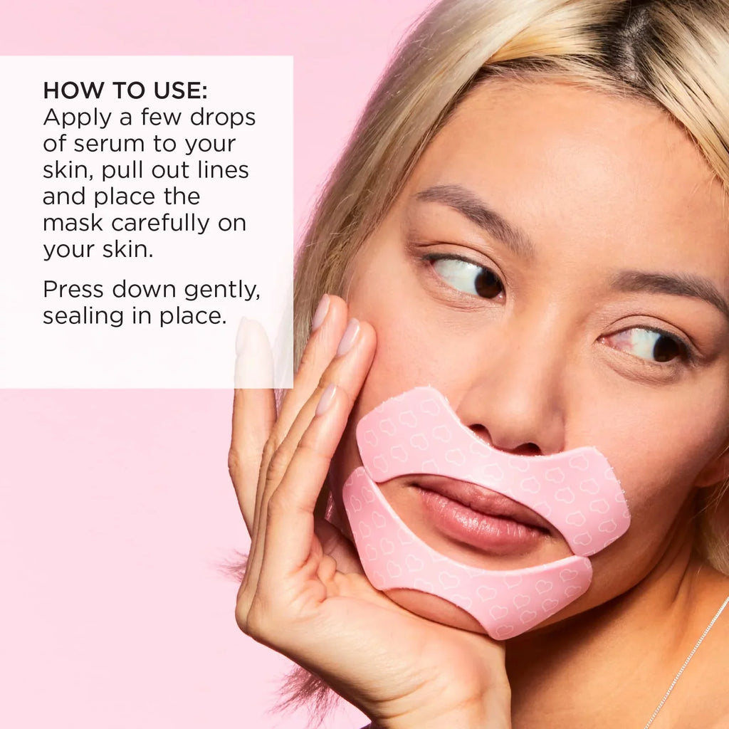 & Pacifica Effect Storage Vegan Fine Vacuum Cruelty With Tin | 100% Lines Minimize Serum | + Lip Wrinkles | Mask | | Silicone + Reusable | Lifting Included Beauty | Free Line Seal Pair