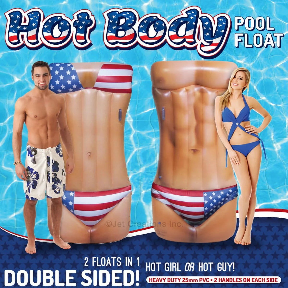 BODY Edition HOT Pool Creations, by Float: JETSUP Patriotic Jet