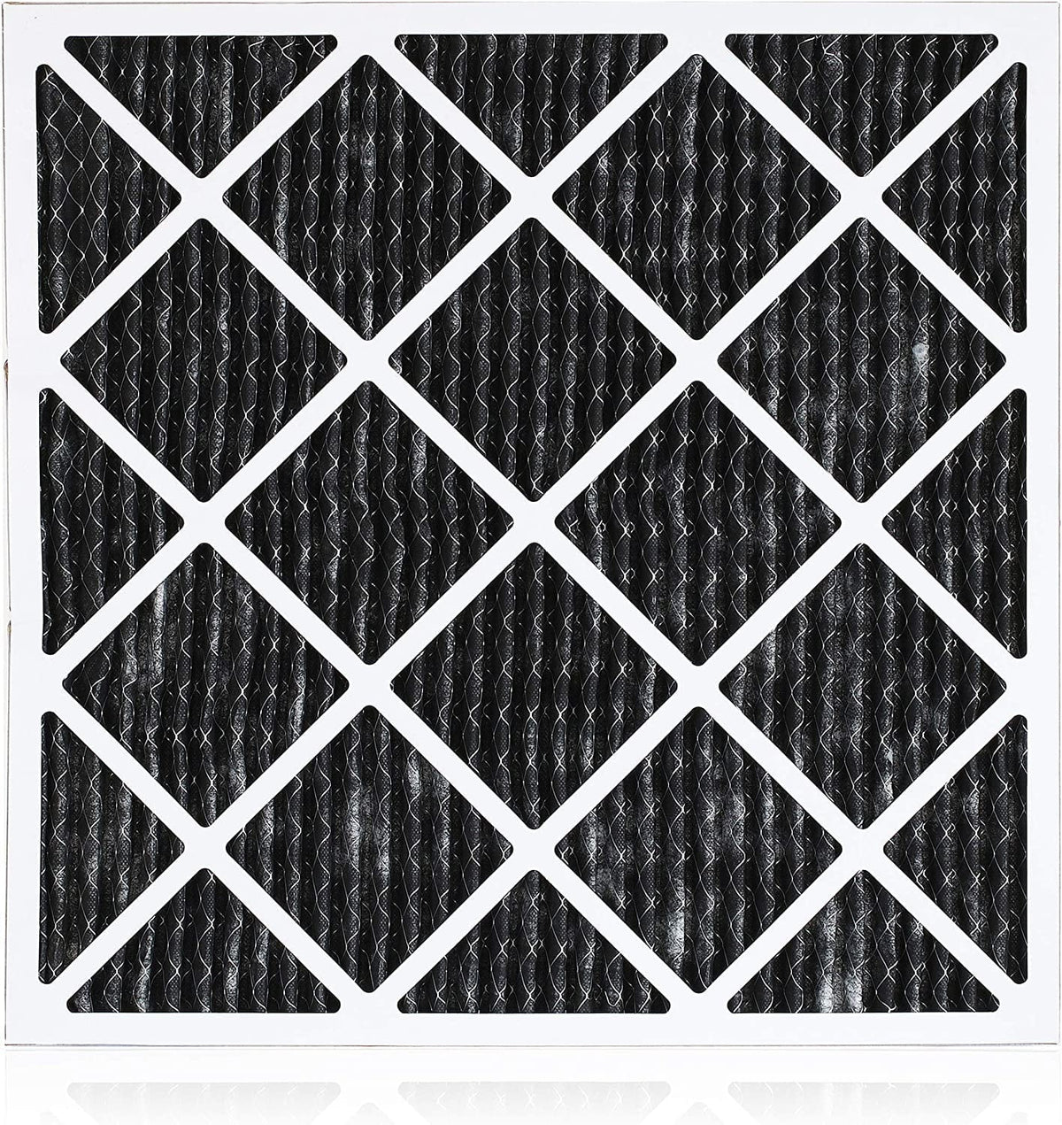 Filterbuy Carbon 22x24x1 MERV HVAC (12-Pack) Pleated Odor 8 Air Eliminator Furnace Activated Filters AC with