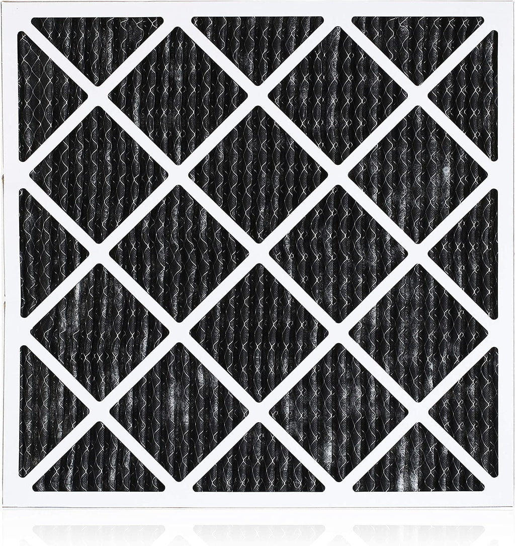Air Odor Pleated (6-Pack) Filters with HVAC Eliminator MERV 8 25x25x1 Activated Carbon AC Filterbuy Furnace